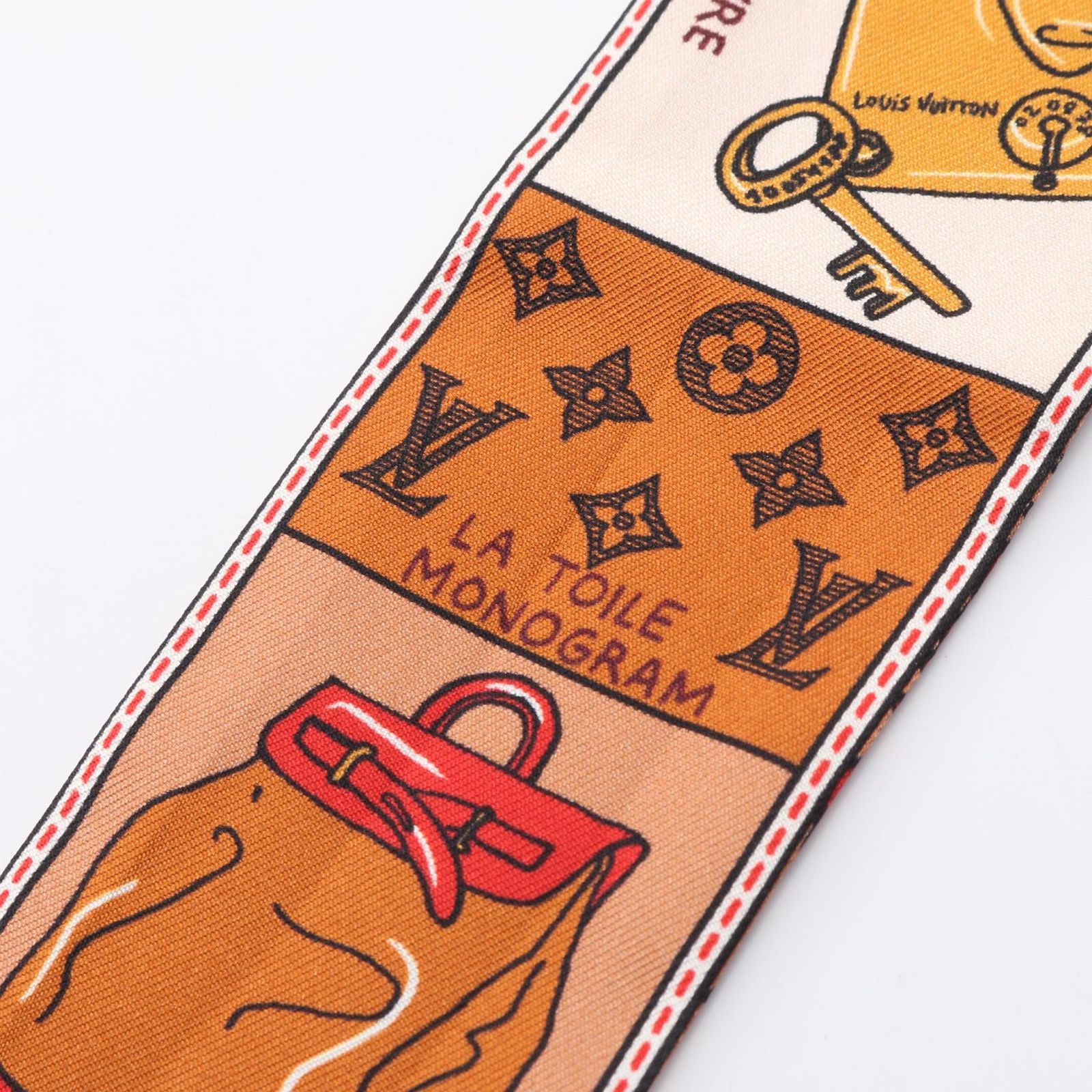 ルイ・ヴィトン LOUIS VUITTON スカーフ バンドーBB ジュ ドゥ