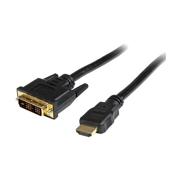 まとめ StarTech.com HDMI-DVI-D変換ケーブル HDMI 19ピン -DVI-D 19ピン オス オス 1m ブラックHDDVIMM1M 1本 ×3セット