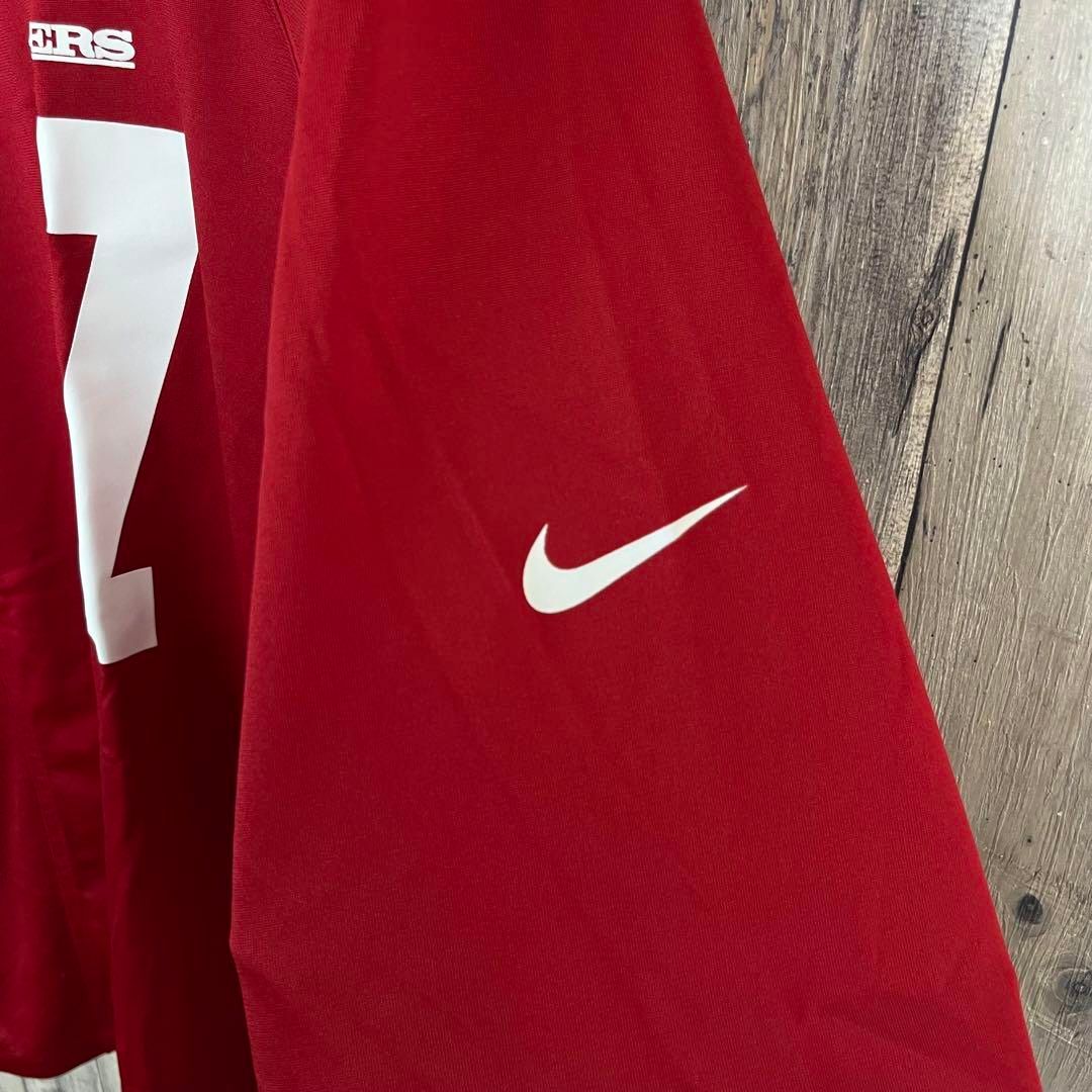 NFL × NIKE ナイキ 49ERS アメフト ゲームシャツ ユニフォーム - メルカリ