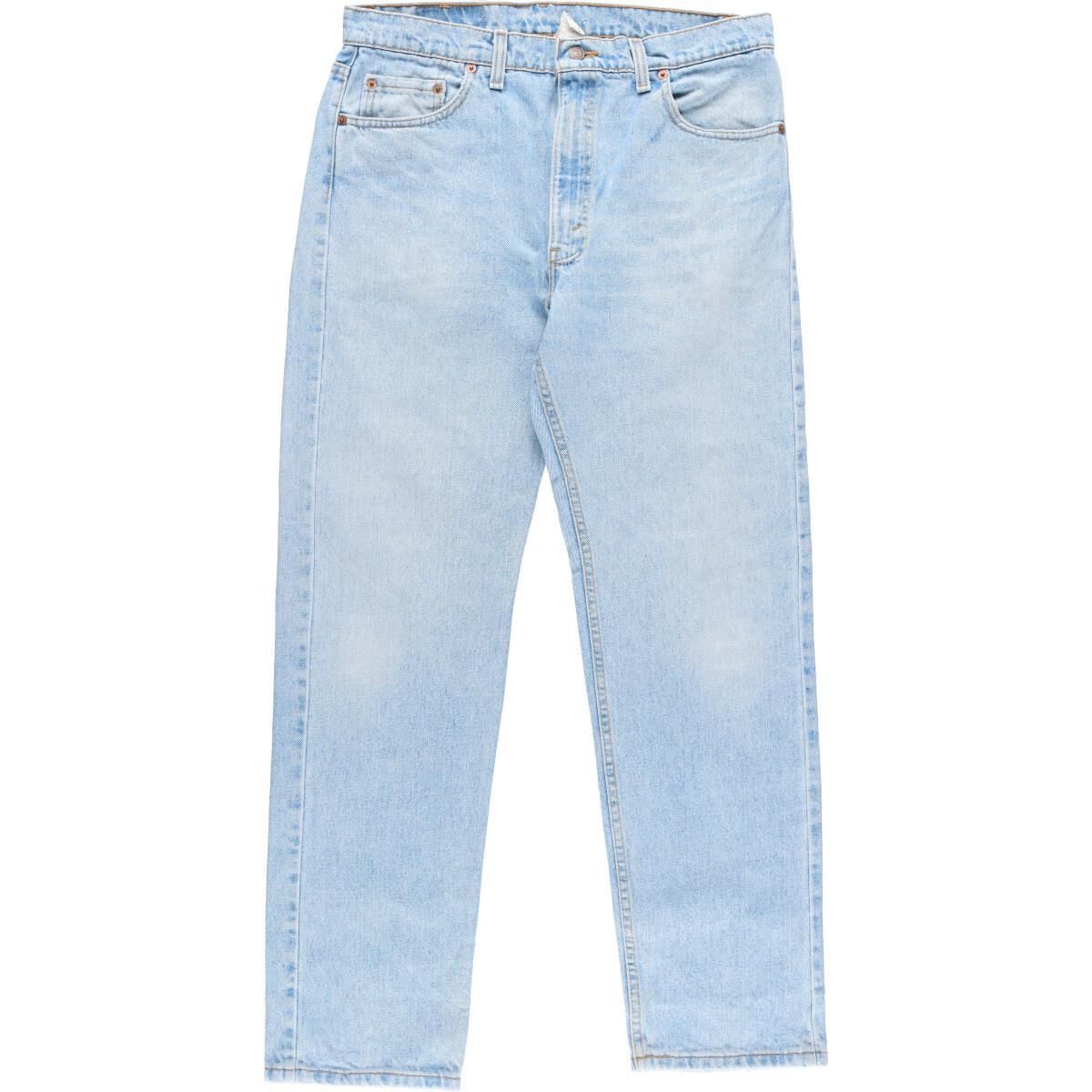 古着 90年代 リーバイス Levi's 505 REGULAR FIT STRAIGHT LEG テーパードデニムパンツ USA製 メンズw34 ヴィンテージ/eaa310603