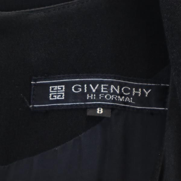 ジバンシィ フォーマル セットアップ 8 黒 GIVENCHY ジャケット 半袖