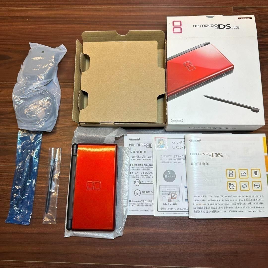 1 20 ニンテンドーDS LITE 本体 クリムゾンブラック 1993