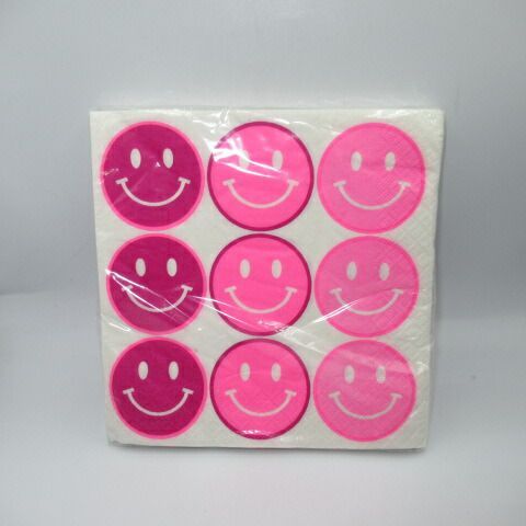 Smiley Face☆スマイル☆スマイリーフェイス☆ニコちゃん☆ペーパーナプキン☆パーティーグッズ☆ビンテージ☆人形☆フィギュア1品限り - メルカリ