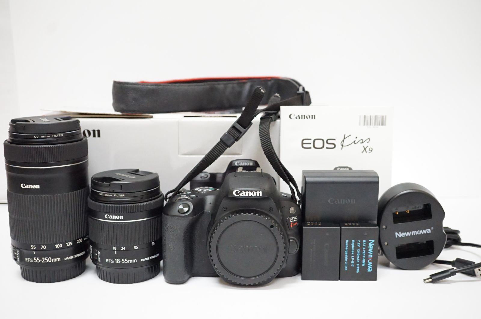 さー⚠️プロフ必読canon kiss X9 ダブルレンズ 一眼レフ C101222-1)Canon EOS Kiss X9 ダブルズームレンズキット - メルカリ