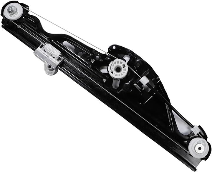 Monica James BMW 5シリーズ E60/61 LCI パワー ウィンドウ レギュレーター リア モーターなし 社外品 リア/後部 左用( ブラック，  リア/後部 左用)