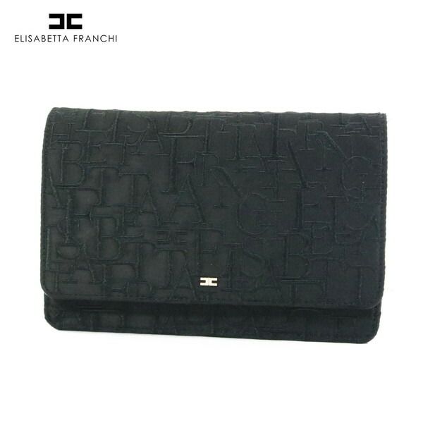 80 OFF エリザベッタフランキ ELISABETTA FRANCHI バッグ EOT1119 ブラック レディース ショルダーバッグ クラッチバッグ 2wayバッグ