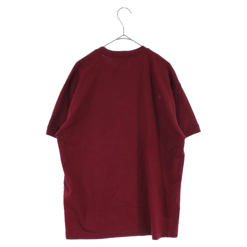 【PRADA】コットン Tシャツ★ボルドー★S ボルドー コットン Tシャツ | PRADA
