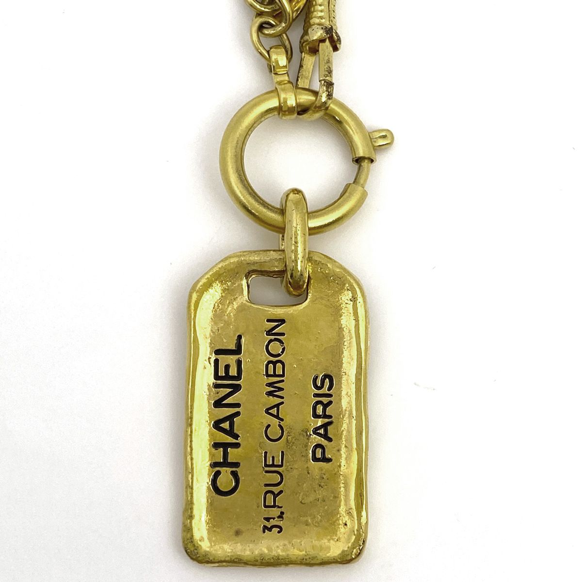 シャネル CHANEL 31 RUE CAMBON ロング ネックレス ゴールド