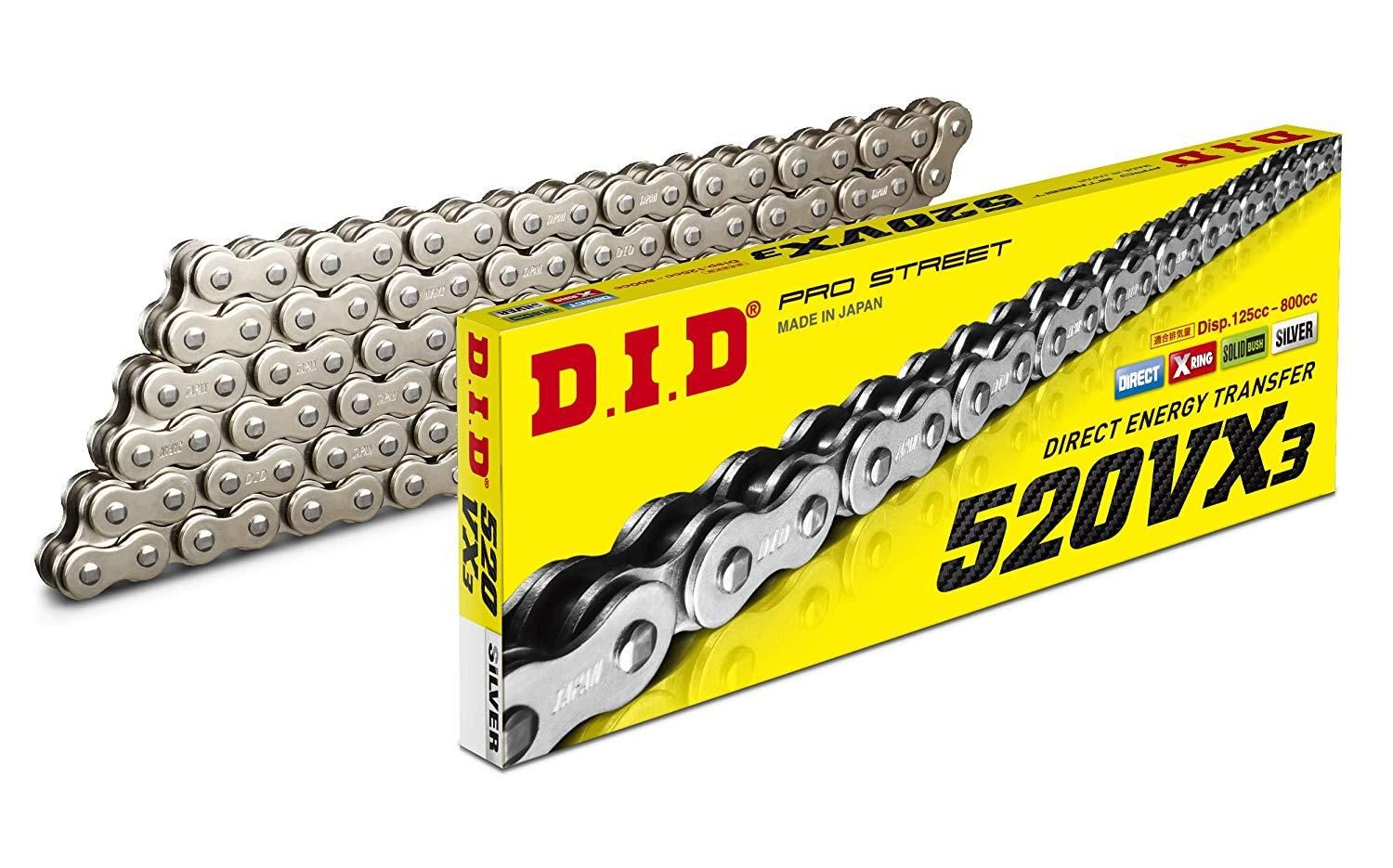【新品・2営業日で発送】DID 【必ず購入前に仕様をご確認下さい】520VX3-110FB S＆S VXシリーズ Xリング
