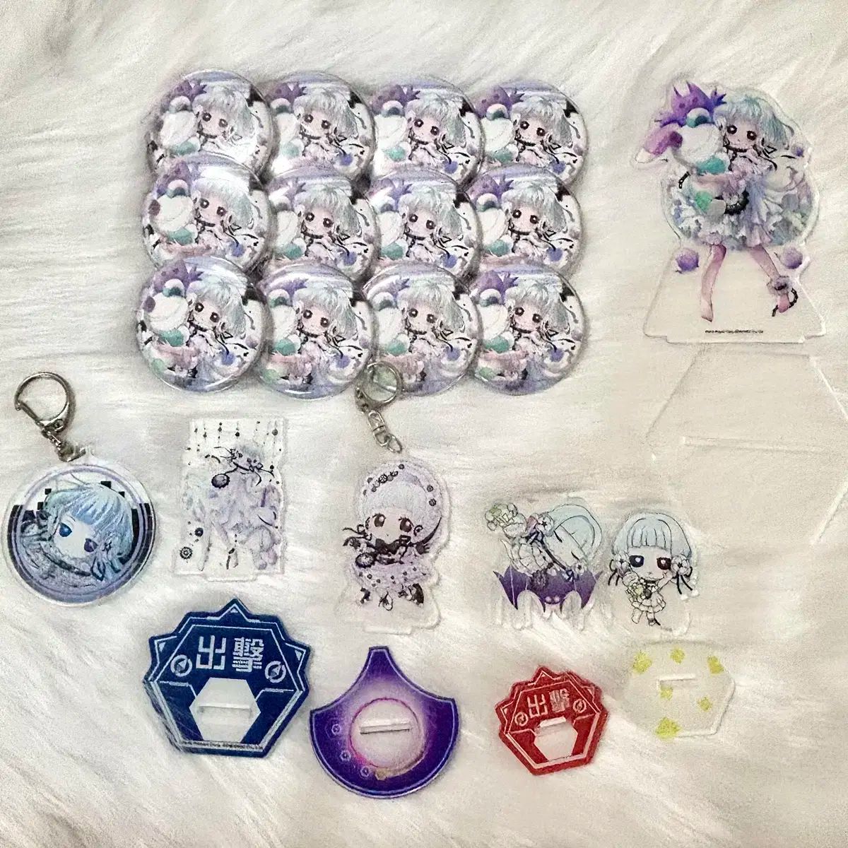 コンパス バトルプロビデンス分析システム こくりこ 缶バッジ アクリルスタンド アクスタ