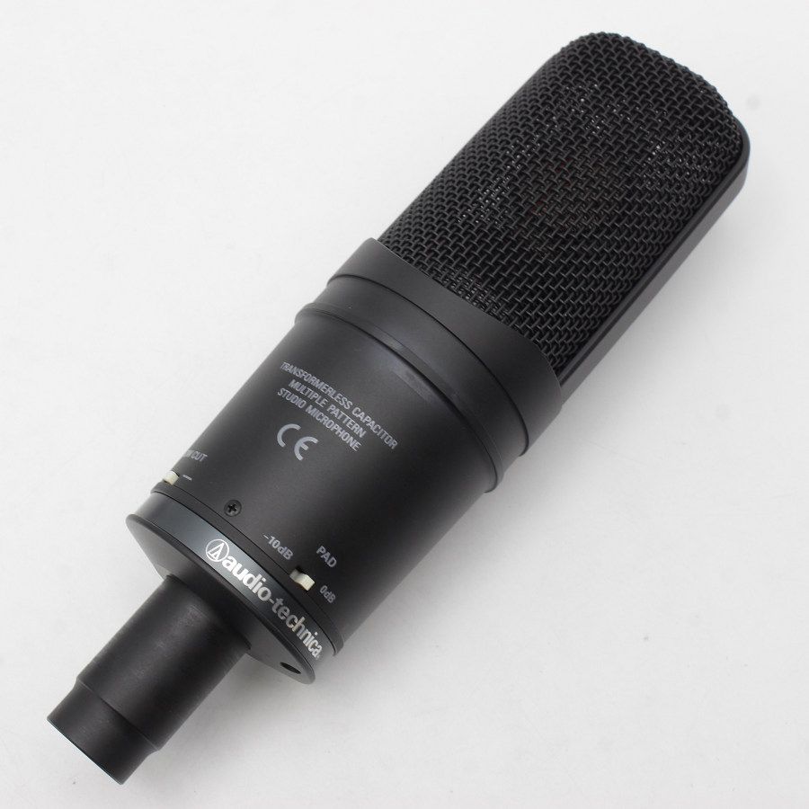 【美品・動作確認済】Audio-Technicaコンデンサーマイク（箱付属品有） 美品・動作確認済】Audio-Technicaコンデンサーマイク（箱付属品