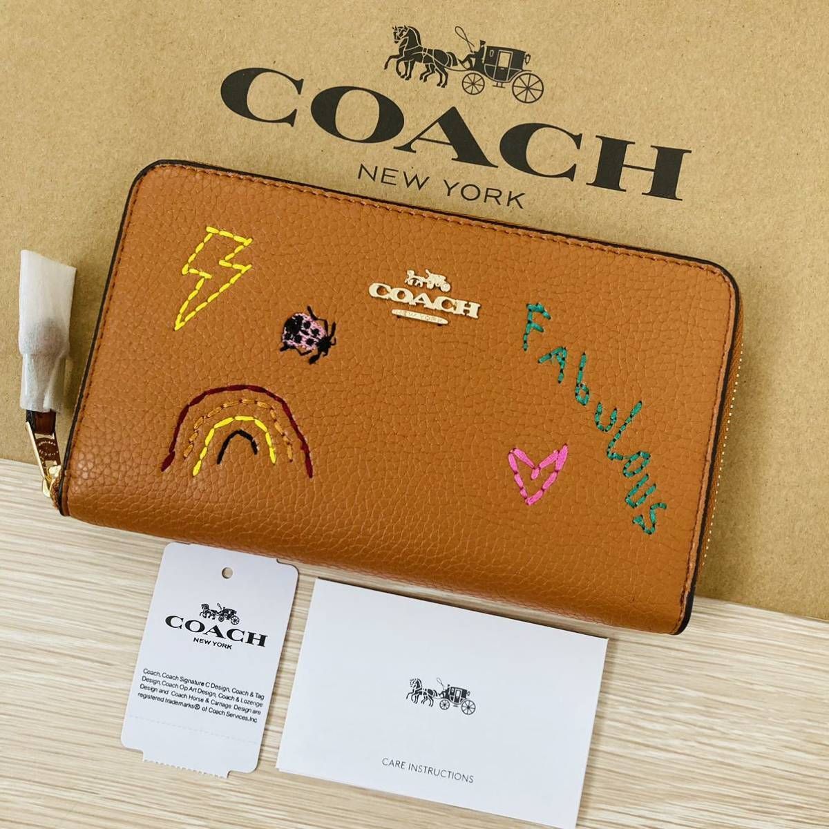 ☆ COACH コーチ 9105 財布 長財布 ミディアムウォレット ダイアリー