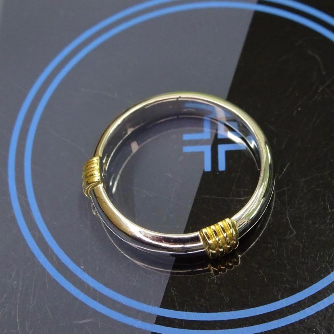 ChristianDior 750(18金K18)プラチナpt950リング7号半 ChristianDior 750(18金K18)プラチナpt950リング7号半