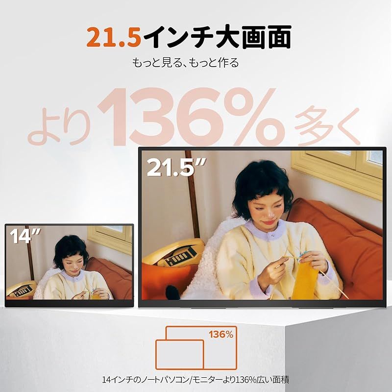 ポータブルディスプレイ 自立型