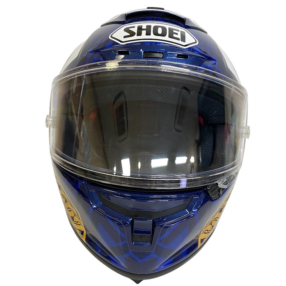 5%OFF フォロワークーポン SHOEI ショウエイ shoei x-fourteen X-14 MARQUEZ MOTEGI3 マルク マルケス TC-2 ヘルメット ブルー メンズ