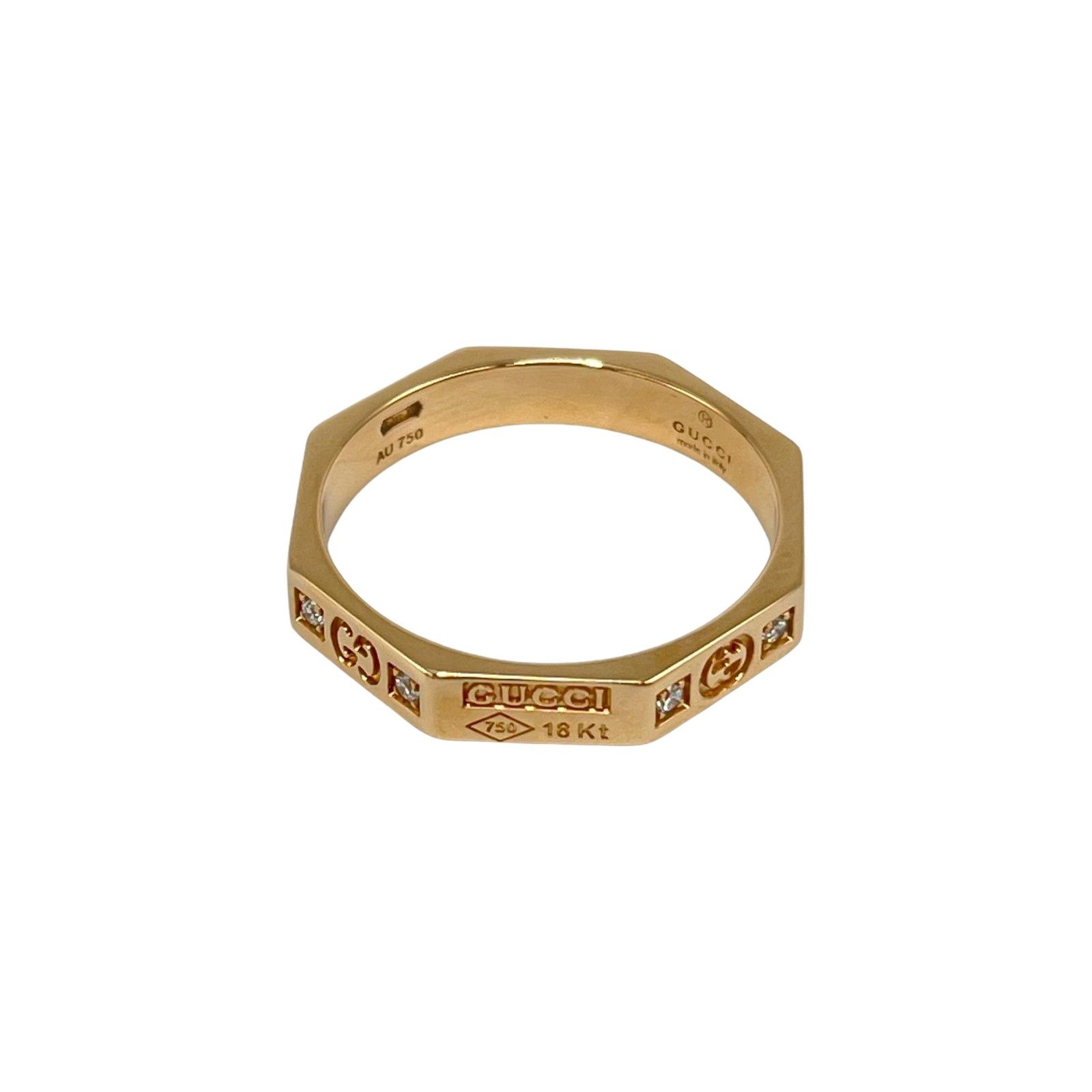 グッチ GUCCI リング・指輪 オクタゴナル 14.5号 K18ピンク