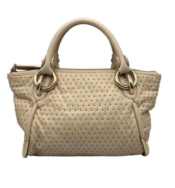 BALLY バリー スタッズ×レザー ハンドバッグ 中古4 - メルカリ