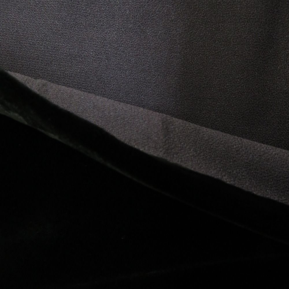 ショール ベルベットショール 黒x紫 刺繍入り 長さ170cm - メルカリ