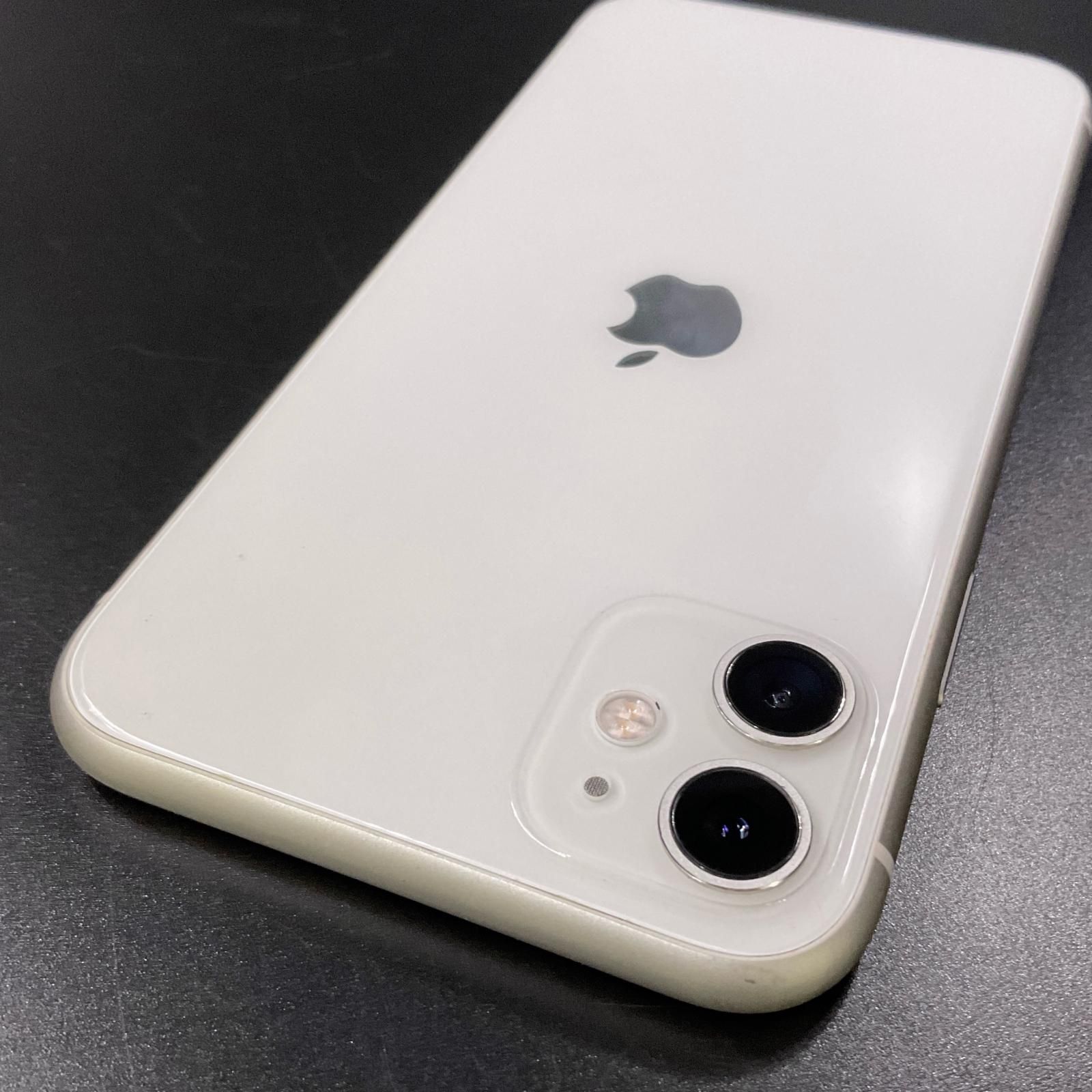 iPhone11/動作確認済 iPhone 11 64GB ホワイト SIMフリー 白ロム 動作確認済 77
