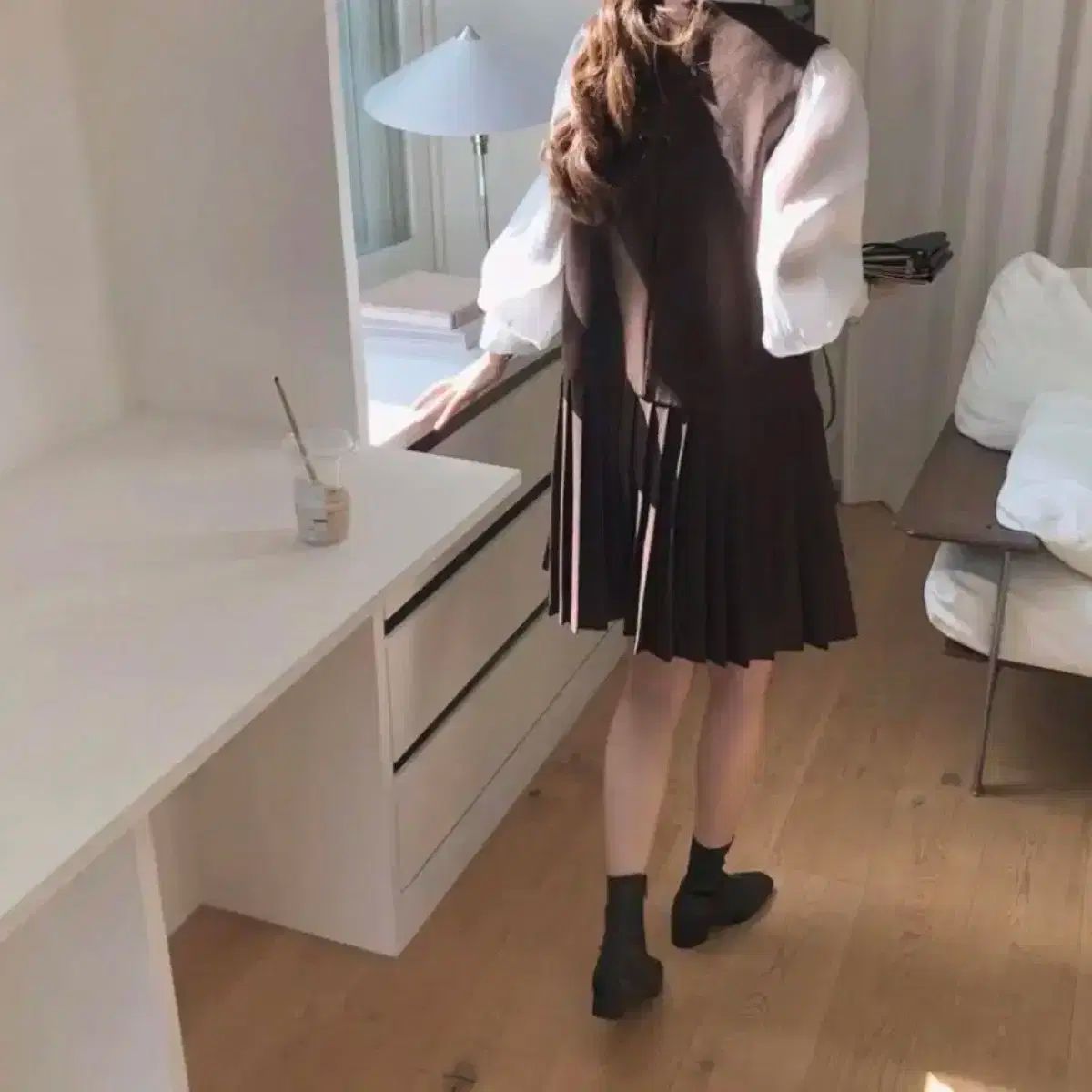 プリーツワンピース＋ブラウス まとめ