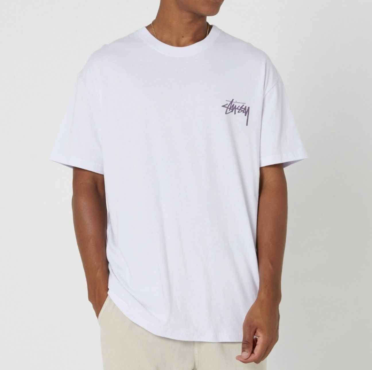 海外限定 Rasta Man Tee White ステューシー Tシャツ MTシャツ/カットソー(半袖/袖なし)