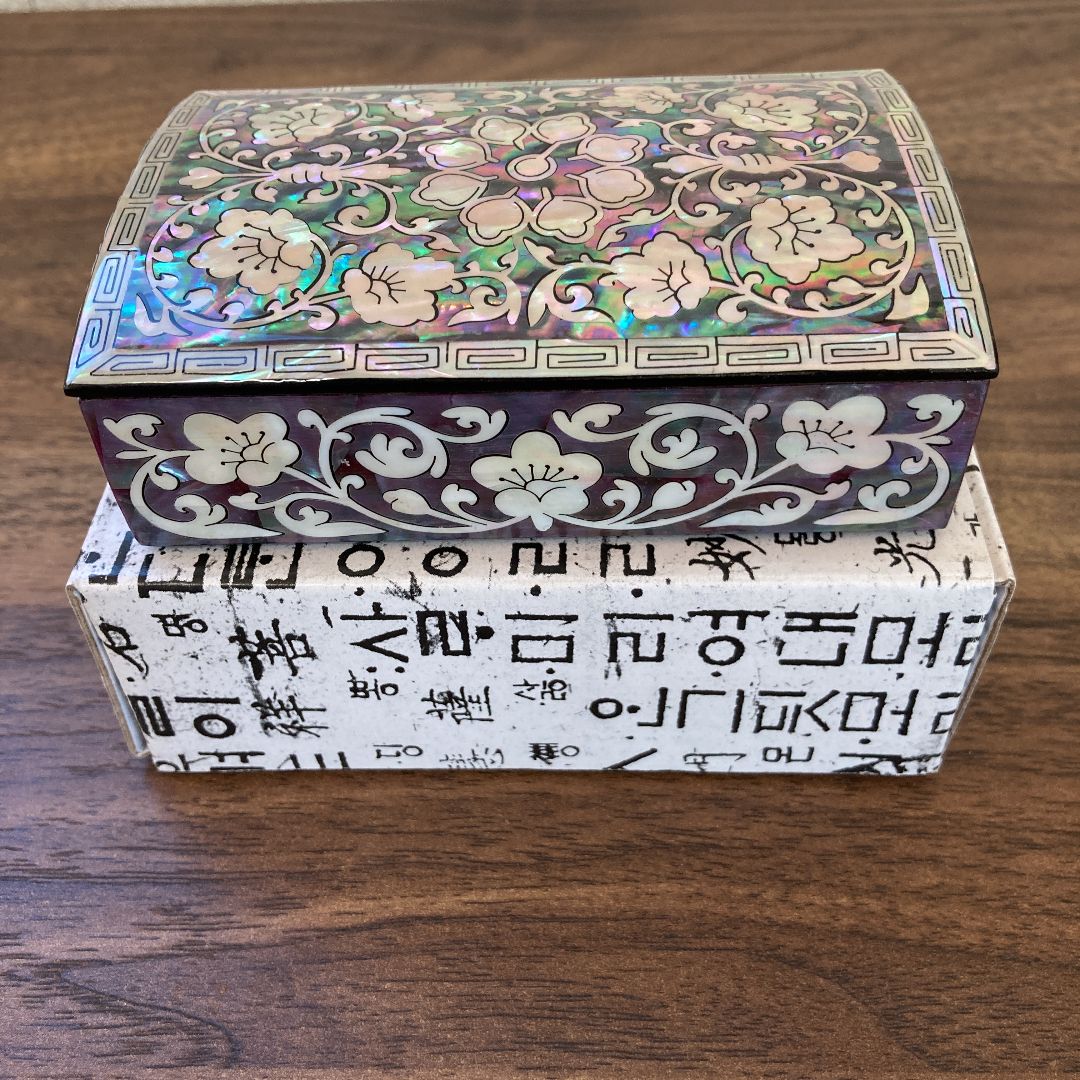 韓国 螺鈿細工 小物入れ - メルカリ