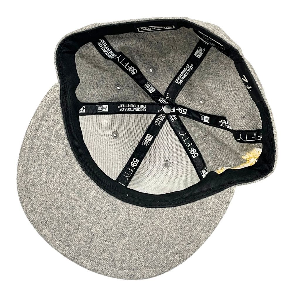 SUPREME シュプリーム NEW ERA BOX LOGO キャップ グレー サイズ7 1/2