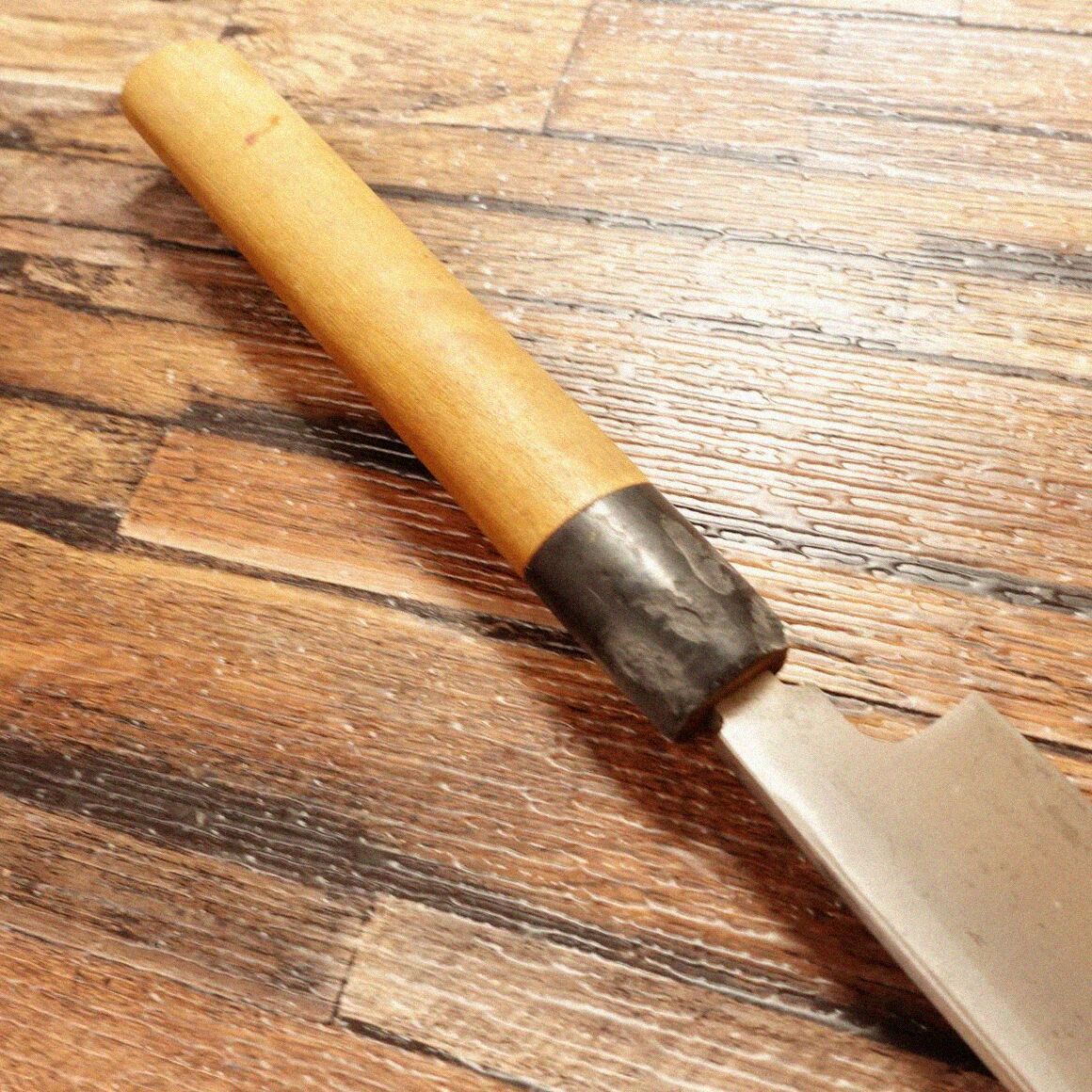 みやこや 柳刃包丁 研ぎ済 水牛柄 刺身包丁 木鞘付き 245mm - メルカリ