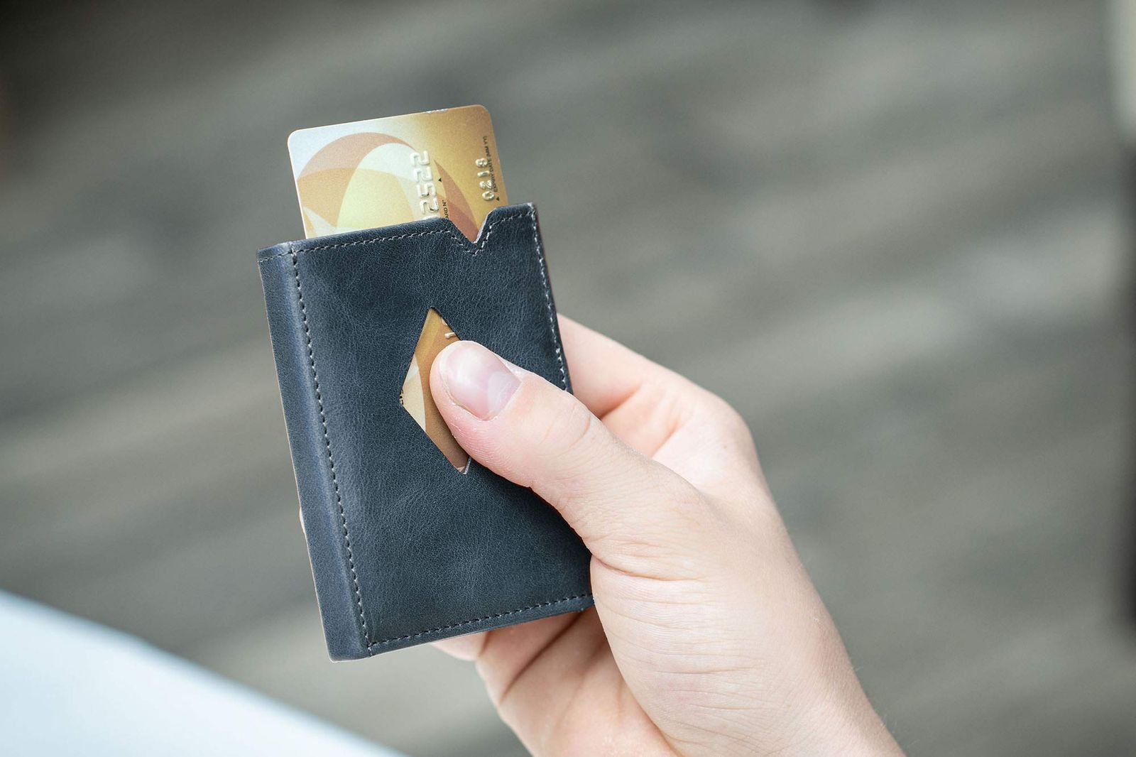 EXENTRI エキセントリ マルチウォレット EXM 515 本革 三つ折り財布 ミニ財布 小銭入れあり RFIDブロッキング コンパクト ミニ 財布 牛革 レザー 小さい財布 メンズ レディース ブルー