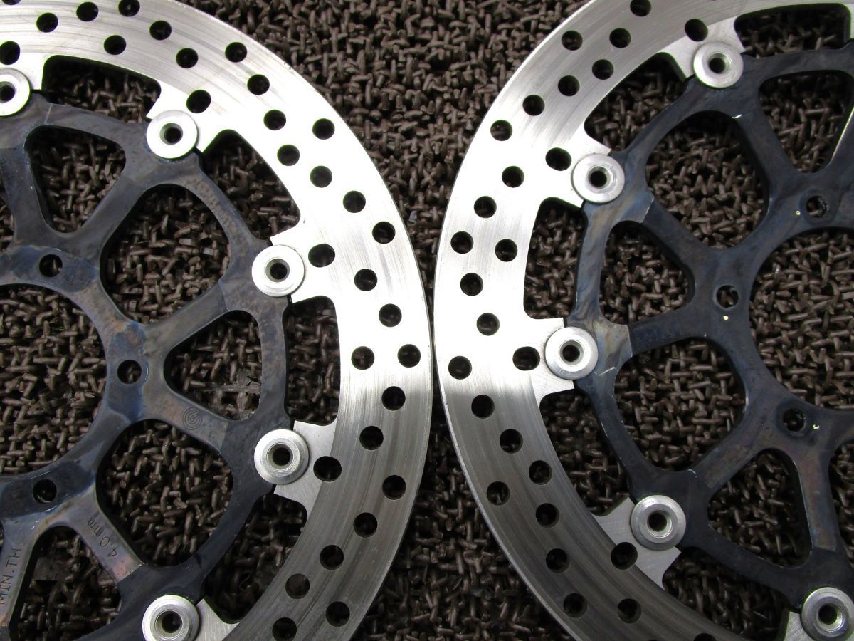 ドカティ M1100S フロントディスクローター A6454 ZDMM505AAAB ドゥカティ ZDM1078AC DUCATI モンスター 動画有 インジェクション BRIGHTFACE_UK