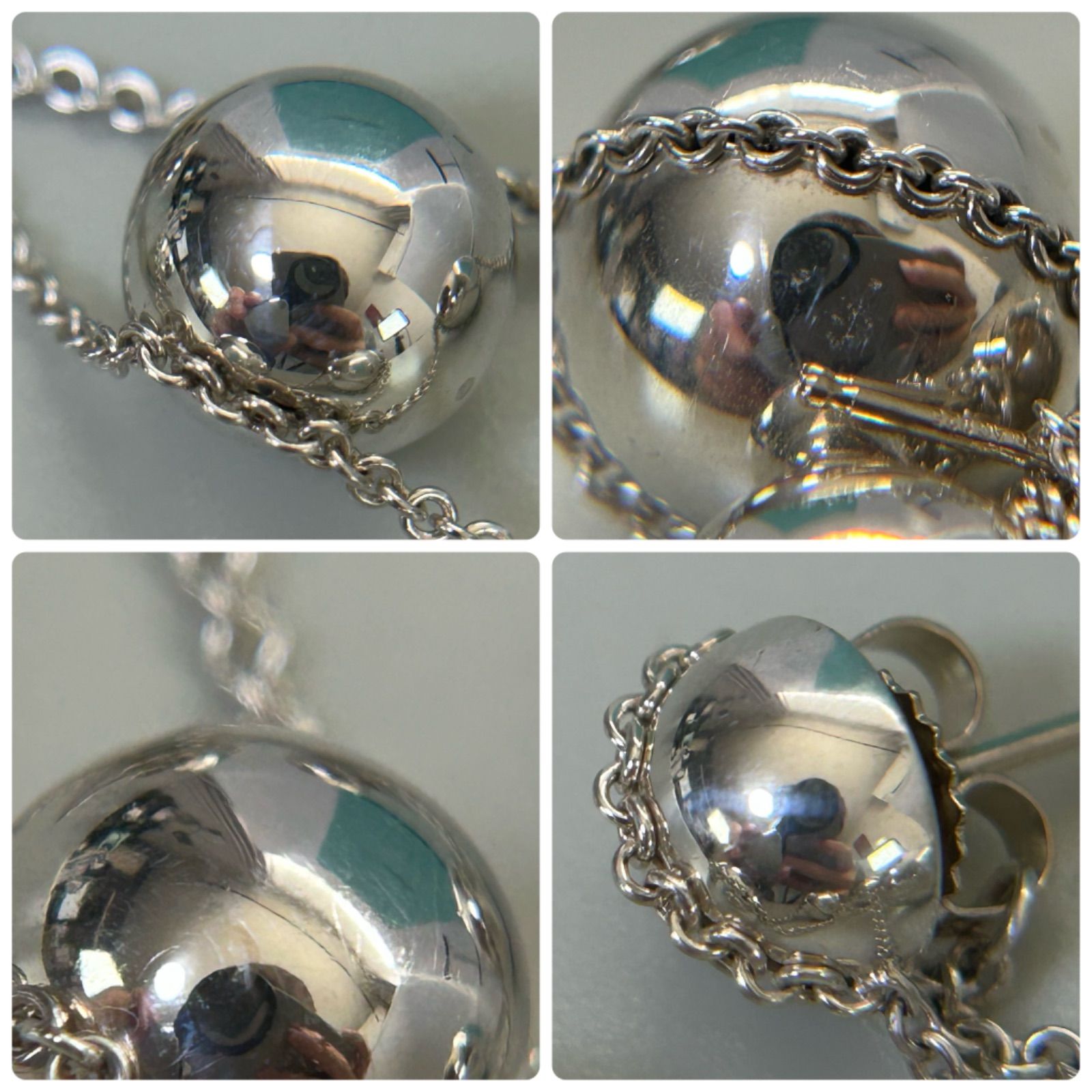 ティファニー　ボールトリプルドロップチェーン　グラジュエイテッド　ピアス　片耳 ティファニー 希少 グラジュエイテッド ハードウェア トリプル