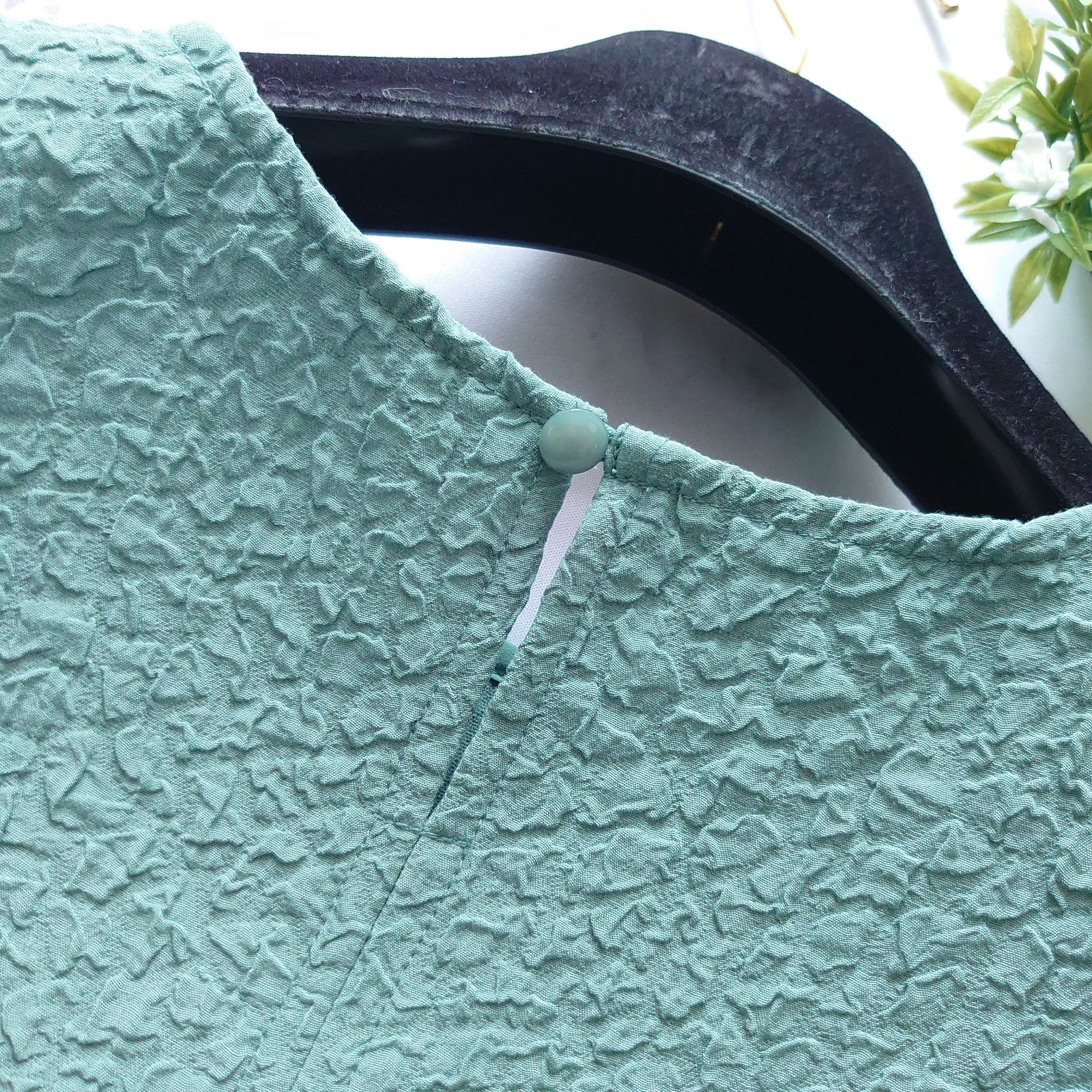 ヒロコビス ふくれジャカードプリーツジョイントチュニック