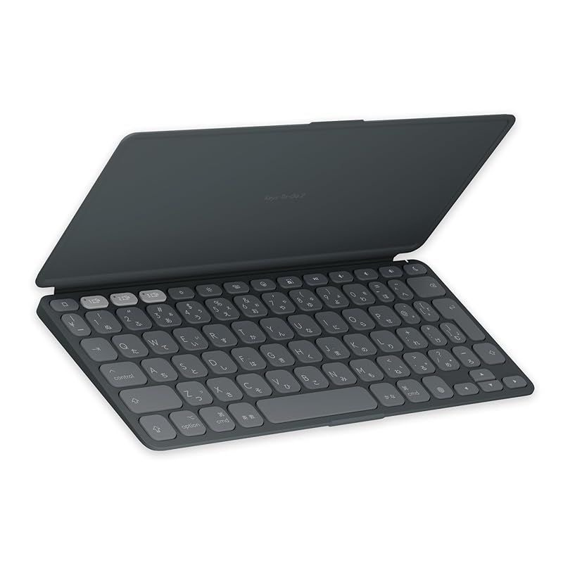 ロジクール KEYS TO GO 2 for iPad ワイヤレス キーボード iK1043GRA 薄型 軽量 222g Bluetooth ワイヤレスキーボード 無線 Easy-Switch 日本語配列 電池寿命36ケ月 Mac iPad iOS iK1 0