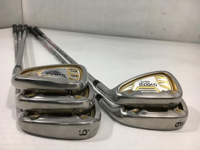 お買い得品！【中古ゴルフクラブ】(5本セット)カタナゴルフ VOLTIO KABUTO  アイアン Motore Speeder 588 6〜9.P【14日間返品OK】 返品OK お買い得品！【中古ゴルフクラブ】(5本セット)カタナゴルフ