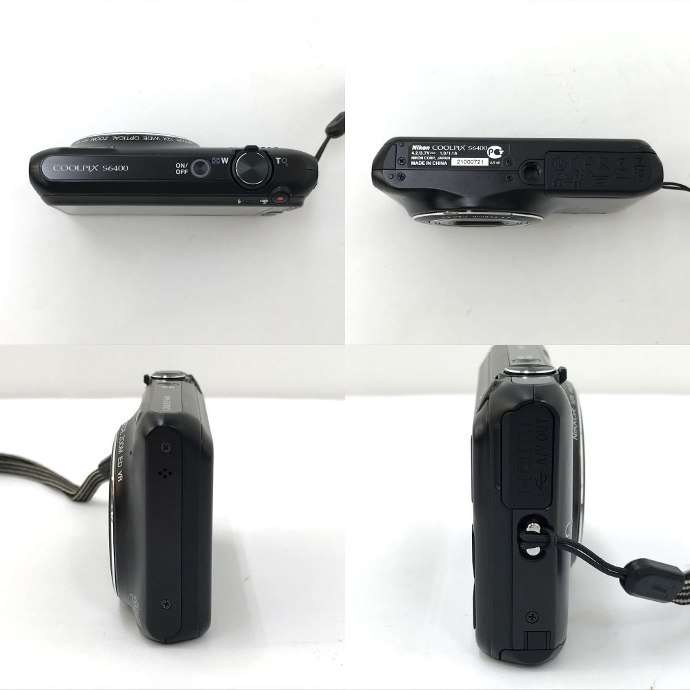本物 ニコン Nikon COOLPIX S6400 ブラック コンパクトデジタルカメラ