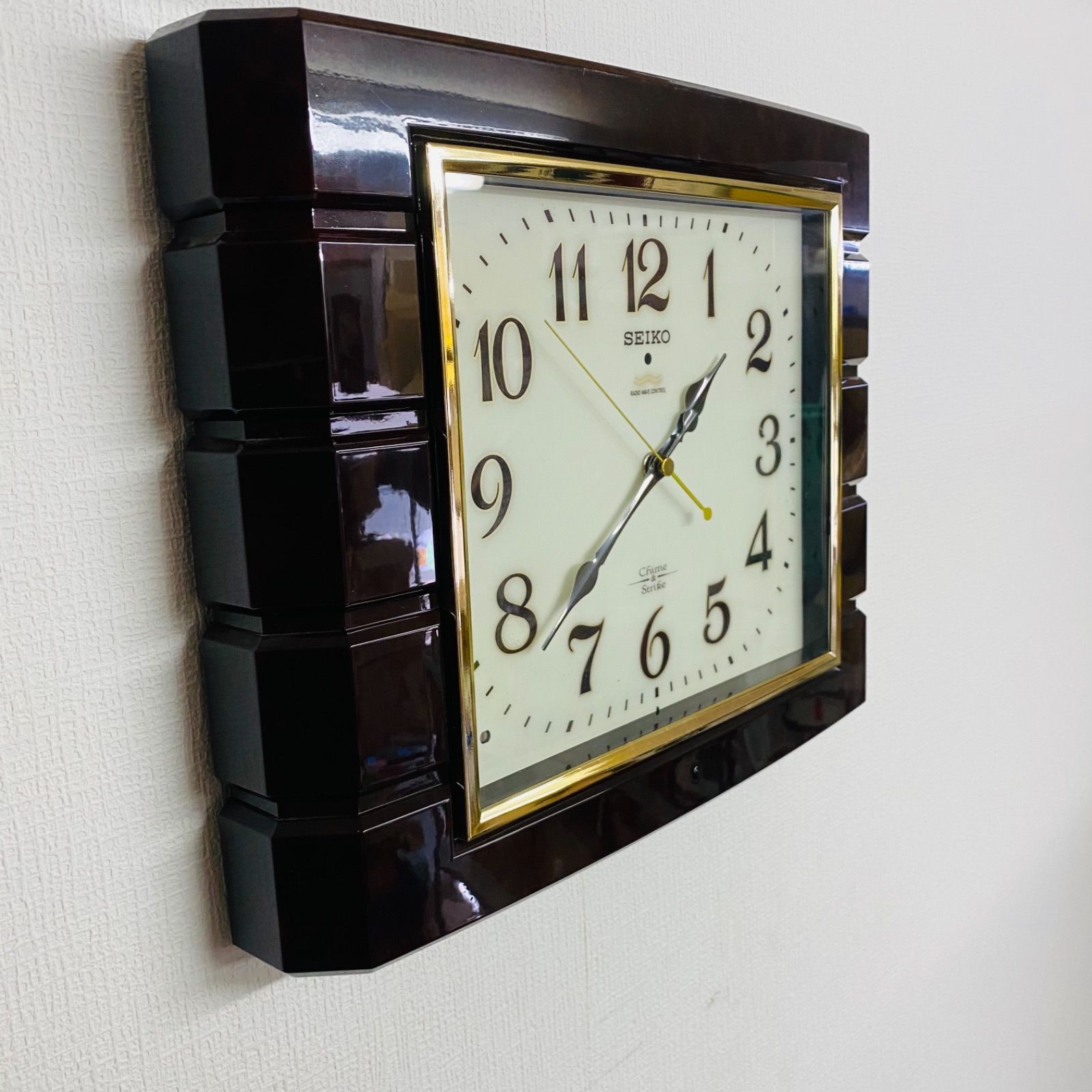 SEIKO Chime Strike 電波壁掛け時計 RX209B - 2B_CLOCK - メルカリ