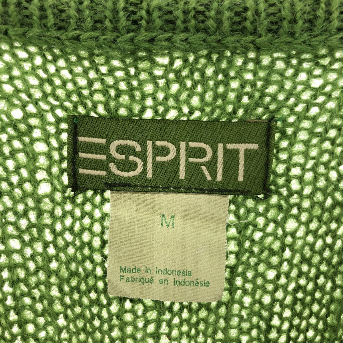 古着 エスプリ Esprit Vネック モヘアニットセーター レディースM