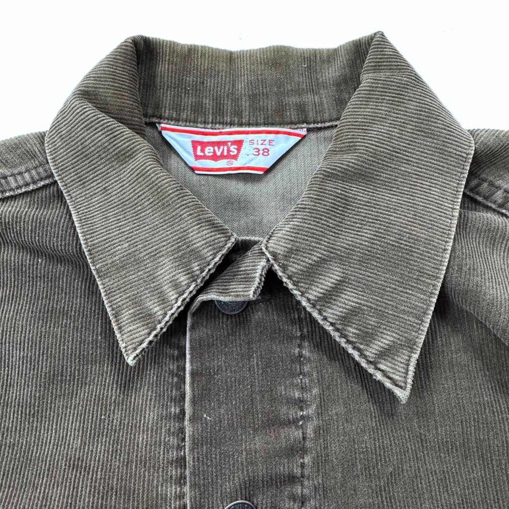 サイズ46 70s Levi's 70505 コーデュロイトラッカージャケット 古着 70s Levis 70505 3rdタイプ コーデュロイ トラッカー ジャケット