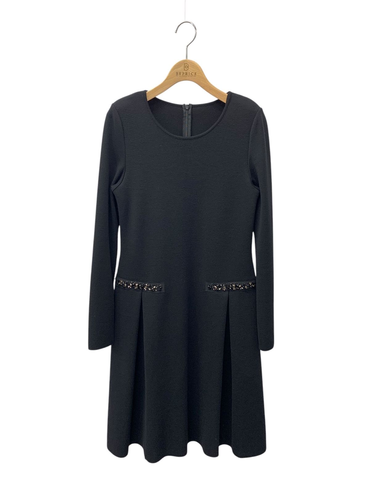 フォクシーブティック Knit Dress Jewel Noir 39199 ワンピース 40 ブラック ニット ITPEPGEL9BIU