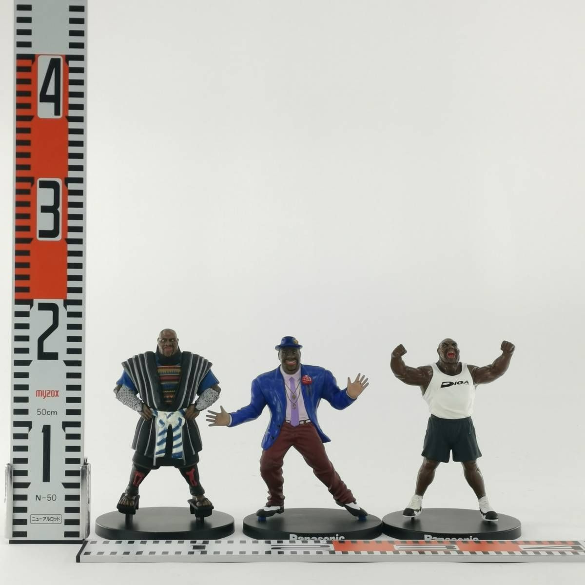 未使用品 ボブ・サップ BOB SAPP フィギュア 3体セット Panasonic 