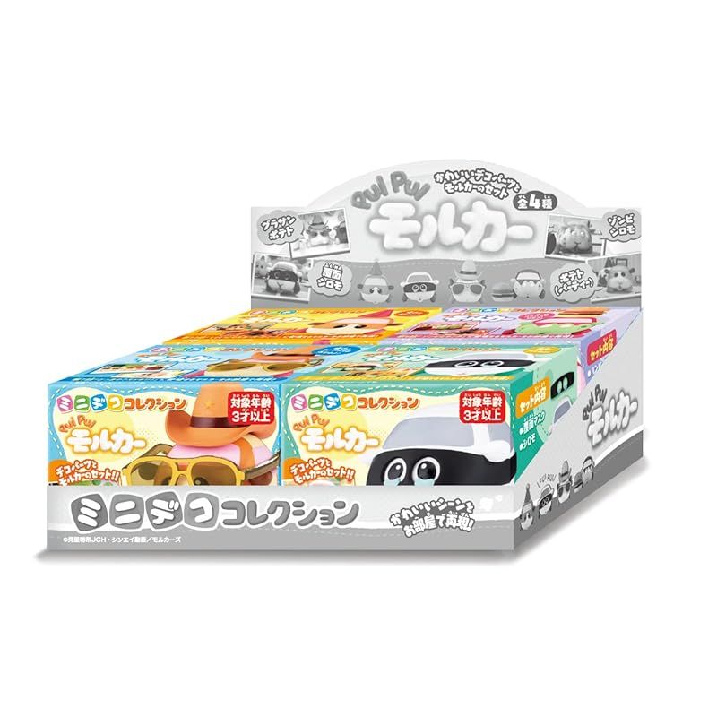 ミニデココレクション PUI PUI モルカー 4種×各1pcs アソートBOX