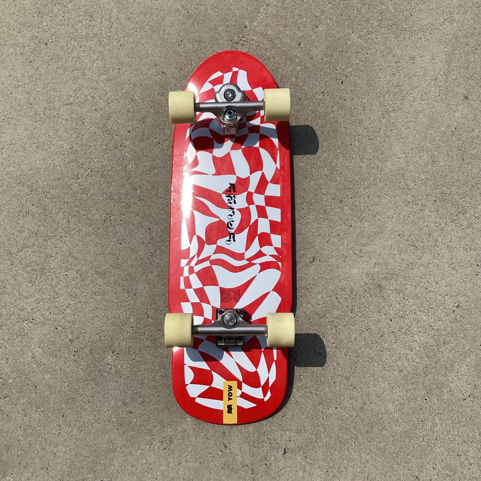 アイアンマン スケートボード コンプリート USED] YOW ヤウ ロング スケートボード コンプリート ARICA 33.0 inch