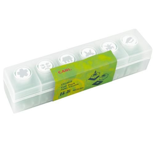 まとめ買い カール事務器 ミニクラフトパンチセット ジャパンセレクション 抹茶 6個入 CN12810 ×3セット
