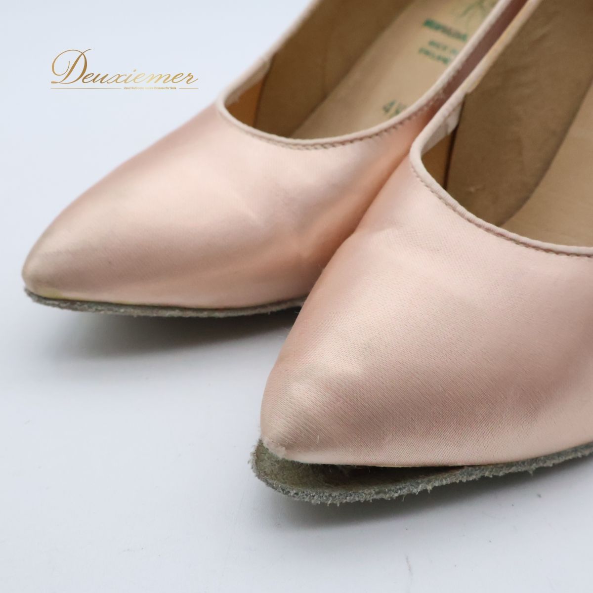 SUPADANCE ピンク社交ダンスシューズ イングランド製 社交ダンス用衣装】4 1/2CM SUPADANCE ピンク系
