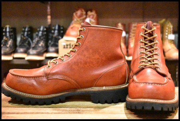 9D 良品 10年】レッドウィング 8165 アイリッシュセッター 黒 ブラック