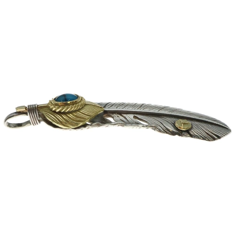 18フェザー金縄ターコイズGPロングホーン 左向き