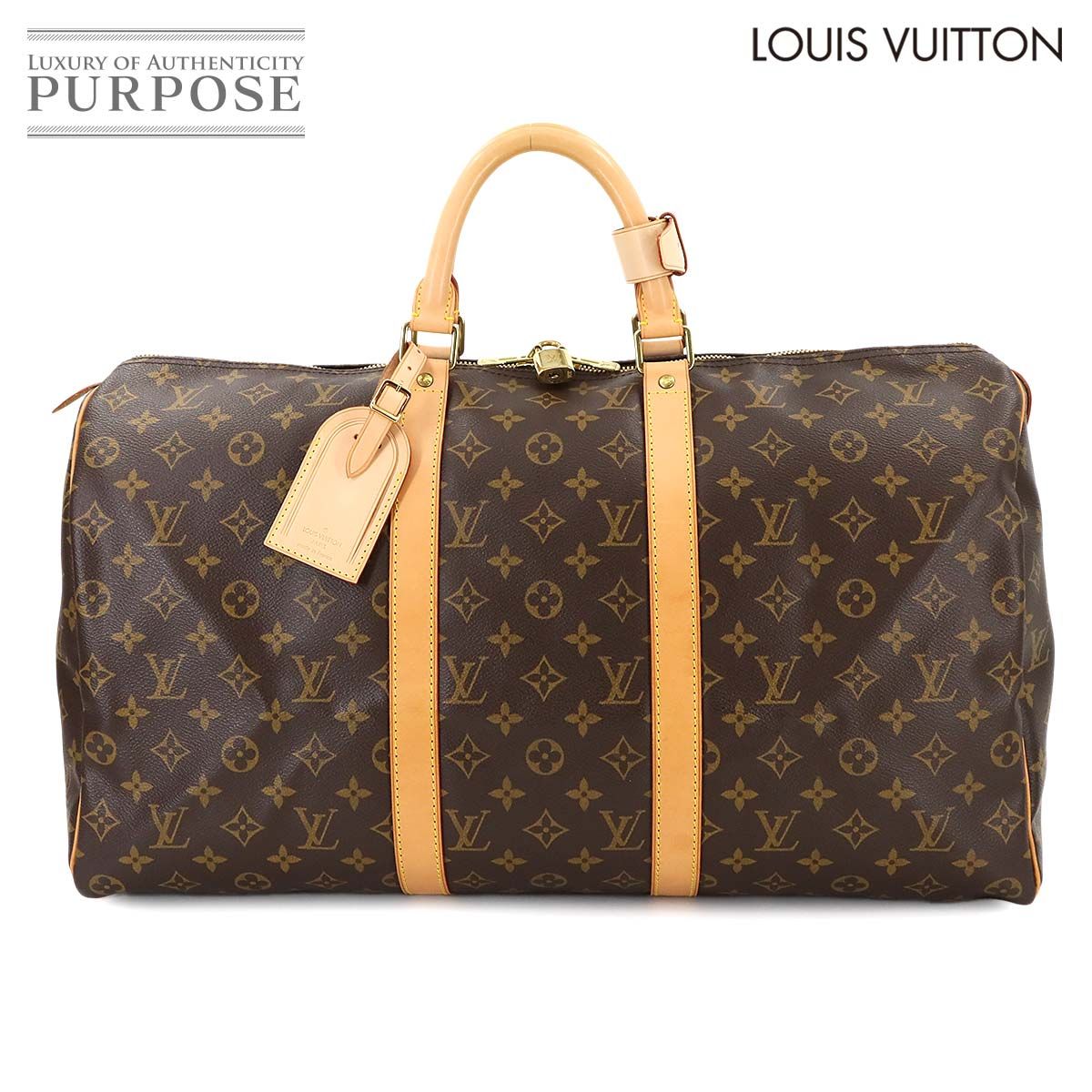 ルイ ヴィトン LOUIS VUITTON モノグラム キーポル 50 ボストン バッグ ブラウン M41426 Keepall 50 90285042