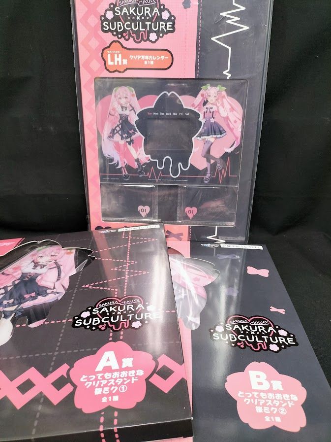 タイトーくじ 桜ミク SAKURA×SUBCULTURE 1/1 LH賞 クリア万年