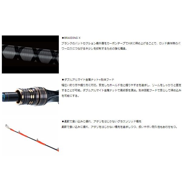 美品　ダイワDAIWA テンヤタチウオX 73-180 Amazon | ダイワ(DAIWA) 船竿 テンヤタチウオ X 73-180・R