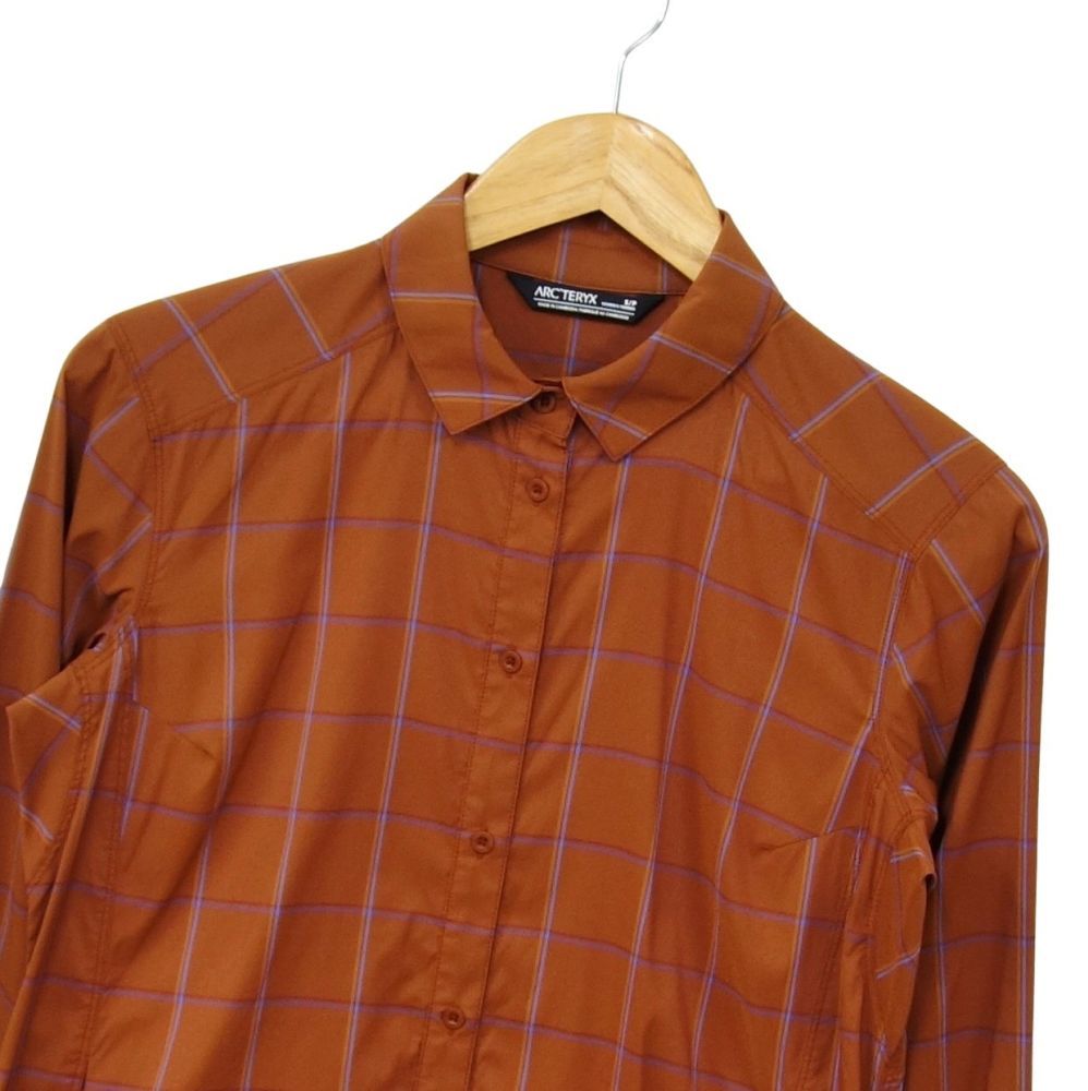 美品 アークテリクス ARCTERYX RIEL SHIRT LS WOMEN'S 長袖 美品 アークテリクス ARCTERYX RIEL SHIRT LS WOMEN'S 長袖